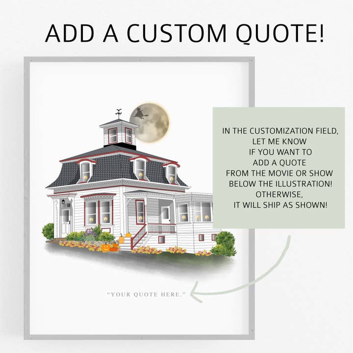 Fox Burrow Designs - Wholesale Art Print - Fiction Inspired Art Print - Max's House1