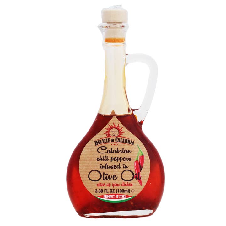 M5 Corporation - Wholesale Olive Oil - Calabrian Chili Pepper infused Olive Oil - 3.38oz (100ml)