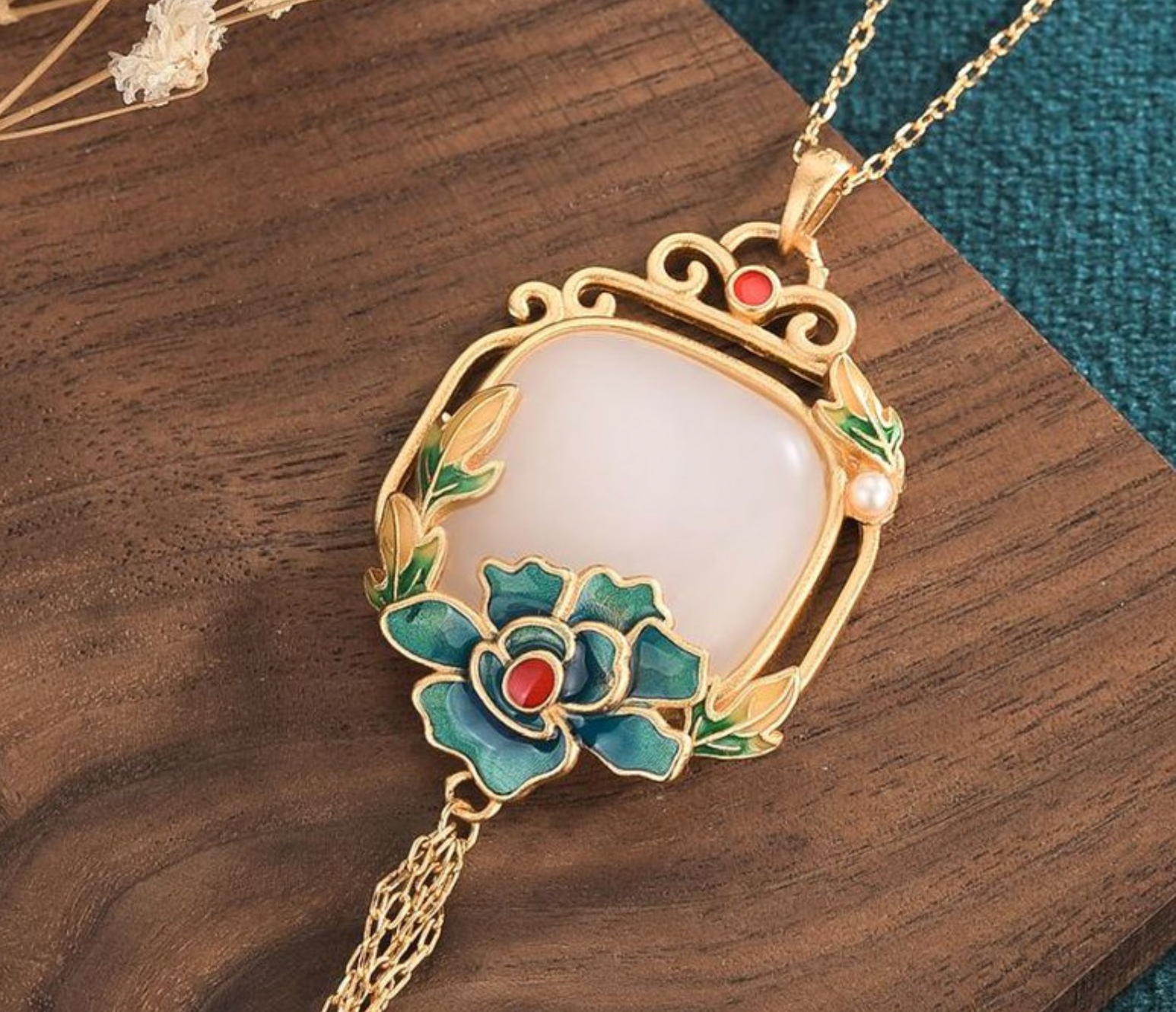 Lotus Necklace Charm - Floa Design