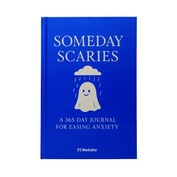 Someday Scaries Guided Anxiety Journal for wholesale by Moksha