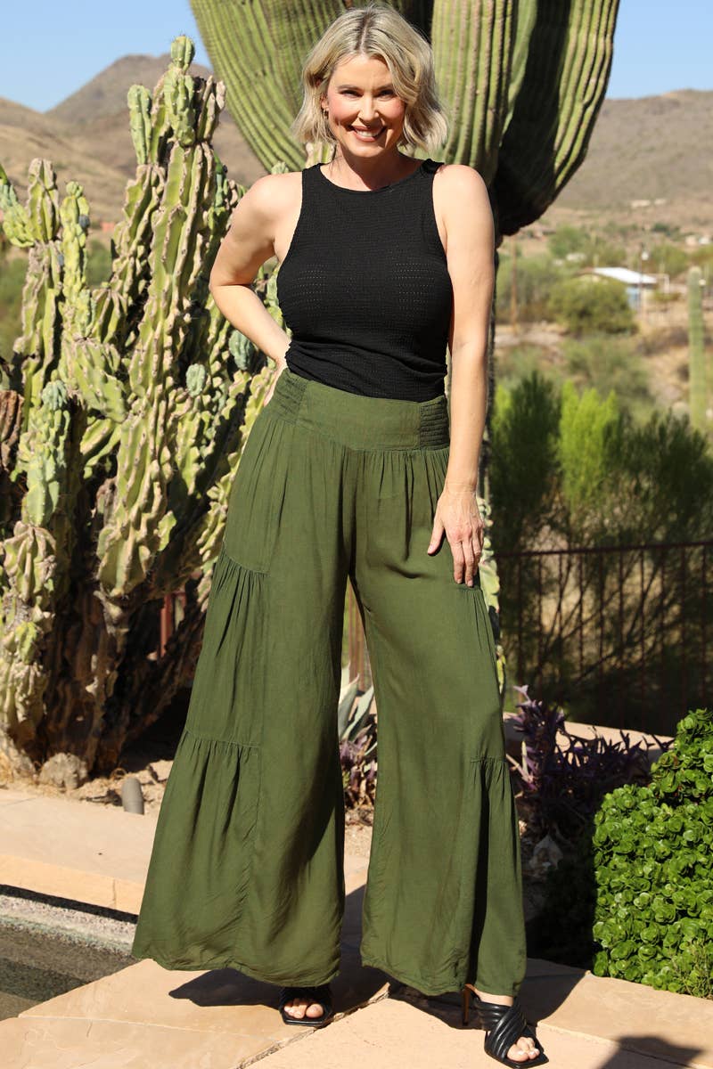 Nostalgia - Wholesale Pants - Women's - N3690-ASIS ACID WASH TIERED WIDE LEG PANTS2
