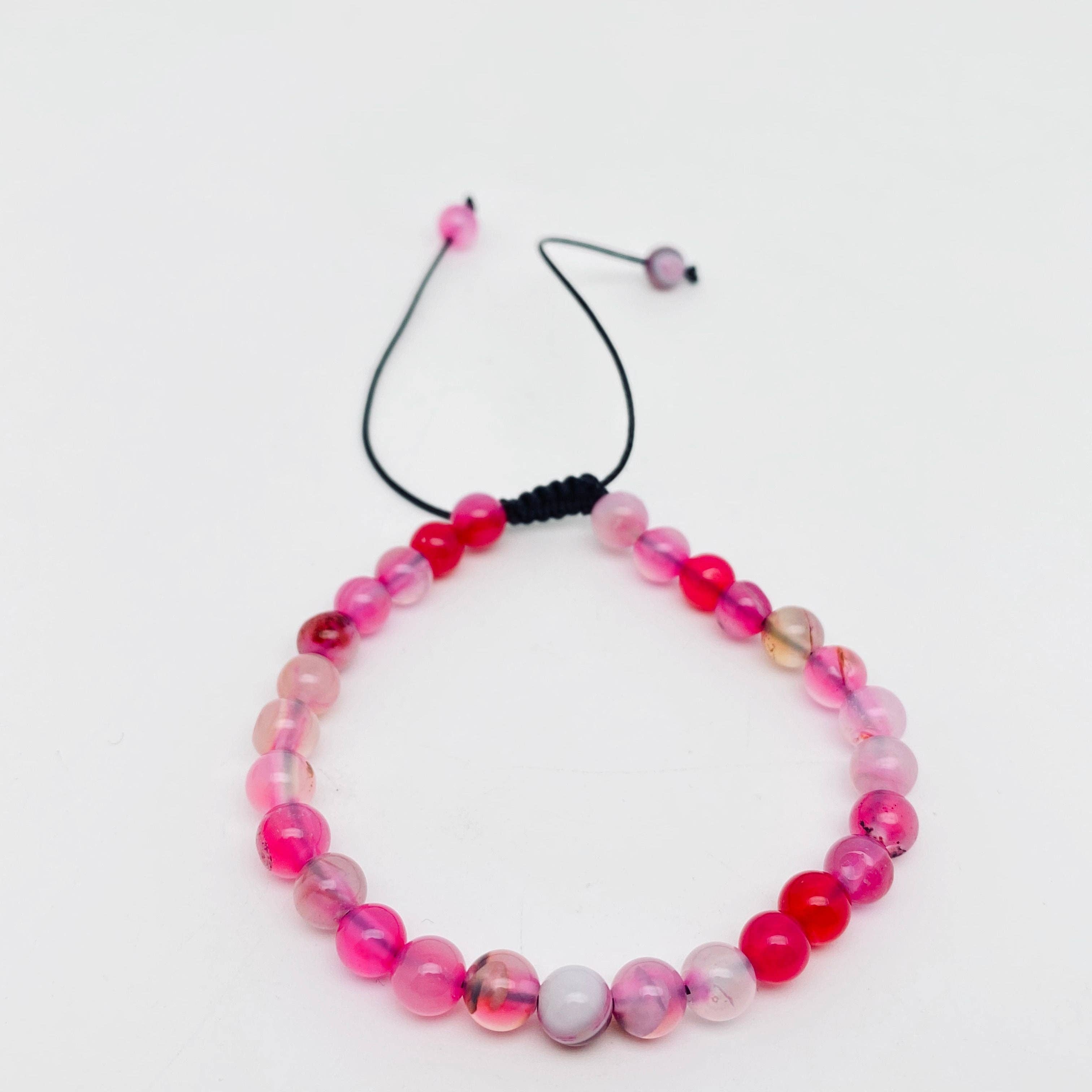 Mio Queena – wholesale Beaded bracelet – 6mm Natural Stone Hand Woven Stretch Bracelets39