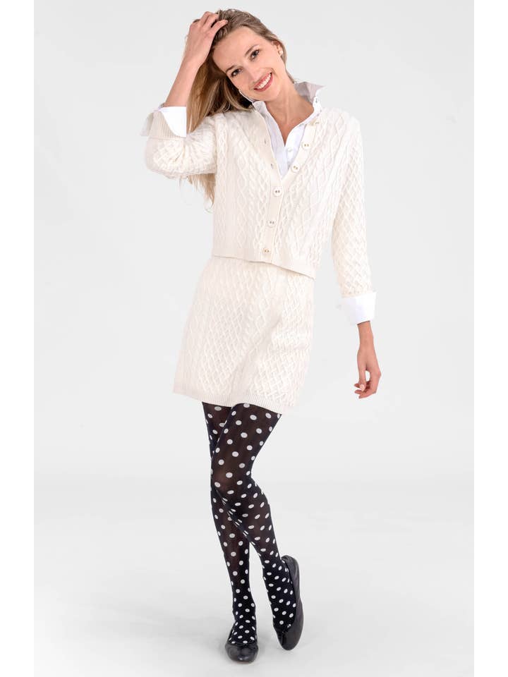 Gretchen Scott LLC - Wholesale Cardigan - Women's - Irish Knit Cardigan7