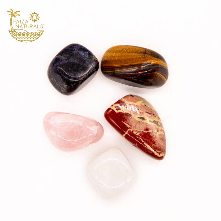 Faiza Naturals - Wholesale Spiritual Stone/Crystal - Gemini Zodiac Crystals Set1