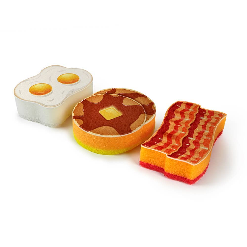 Fred & Friends - Wholesale Cleaning Sponge - Sponges - The Breakfast Scrub-31