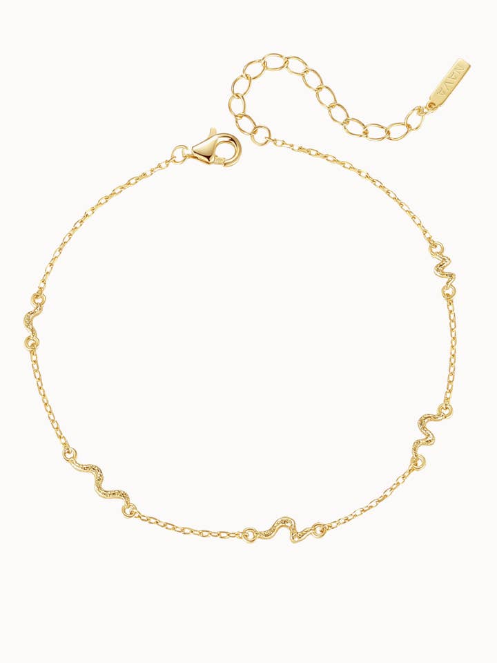 Bracciale Naga - Dorato per la vendita all'ingrosso da parte di Nava Copenhagen