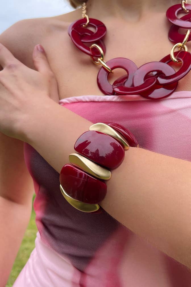 BYREN | ÉLINE L'ATELIER - Wholesale Wristlet - Resin bracelet 3WY014