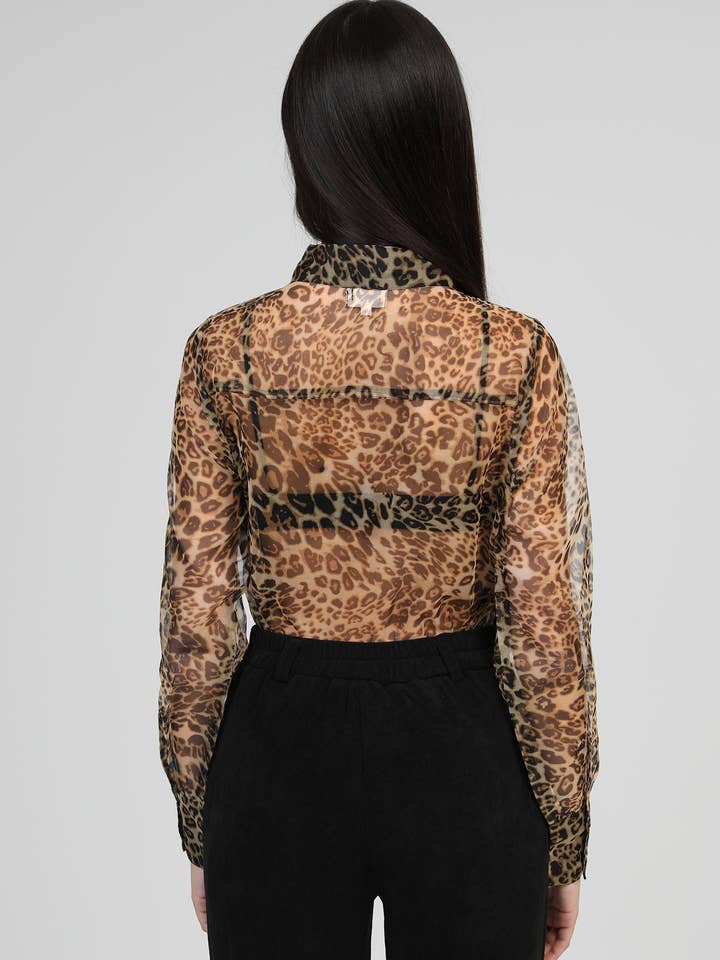 An'ge - Vendita all'ingrosso Camicia button down - Donna - CAMICIA SOUMALINDA bengali cammello3