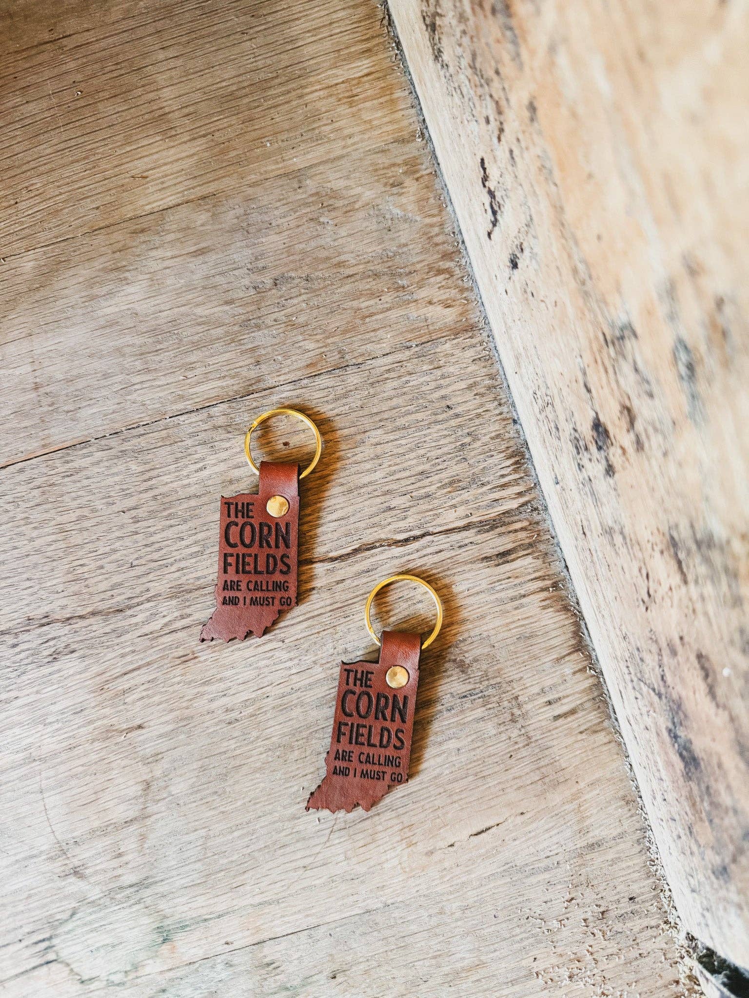 Left Grain - Wholesale Keychain - Unisex - Indiana Keychain - The Cornfields are Calling and I Must Go2