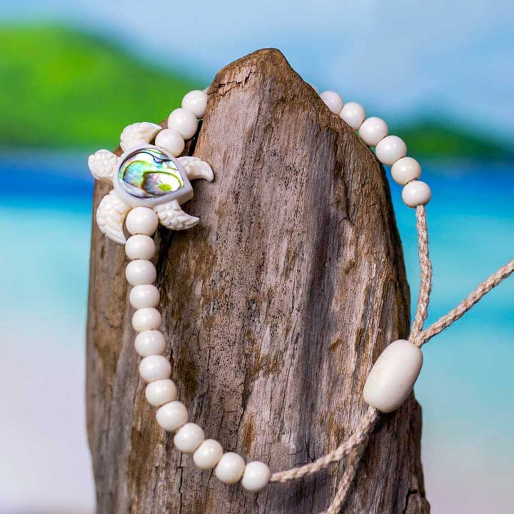 Abalone Sea Turtle Bracelet for wholesale by Bali Necklaces