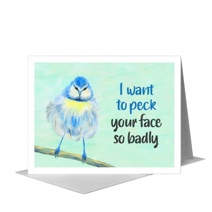 Fluffy, Greeting Card (#8321CA) for wholesale by Printed Canvas