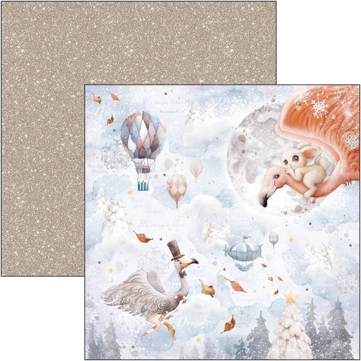Ecstasy Crafts Distributing - Wholesale Scrapbook - Dreamland Pad 8x8 12/Pkg4