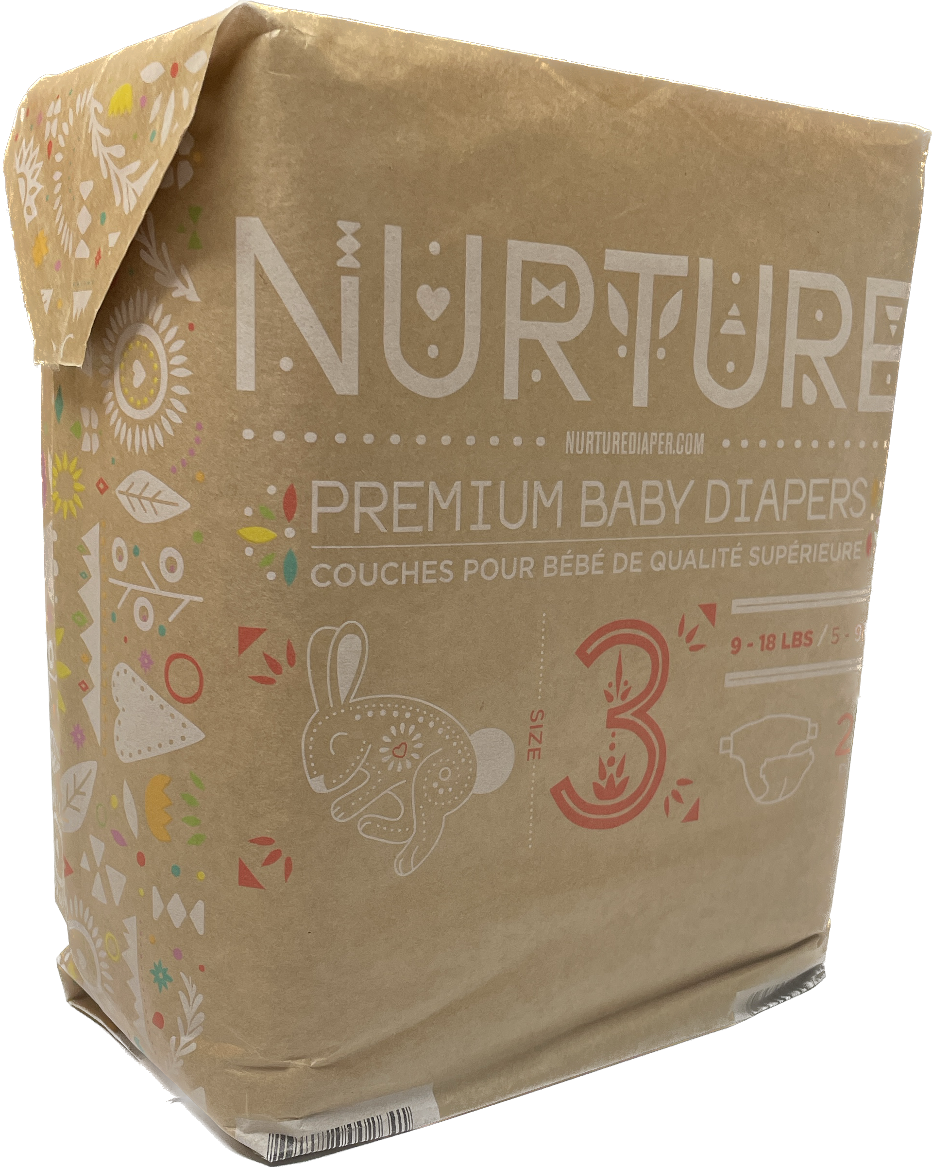 BioBag America Inc - Wholesale Diaper (Cloth) - Baby - Nurture Diapers Size 1-6 , Chemical Free, Ultra Absorbent8