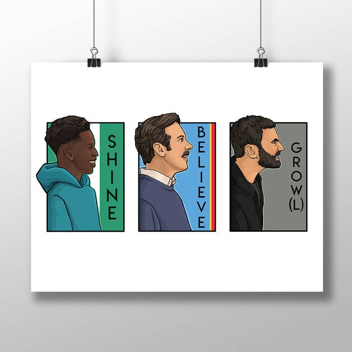 Var en guldfisk collage 11x14 tum tryck för wholesale av Karen Hallion Illustration