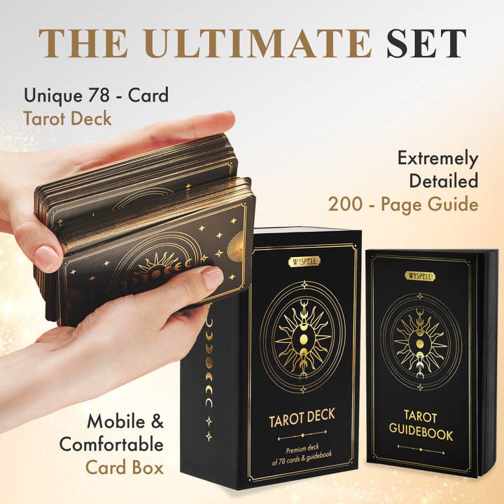 Wyspell - Wholesale Tarot Cards - Wyspell Classic Tarot Cards - Gold Edition4