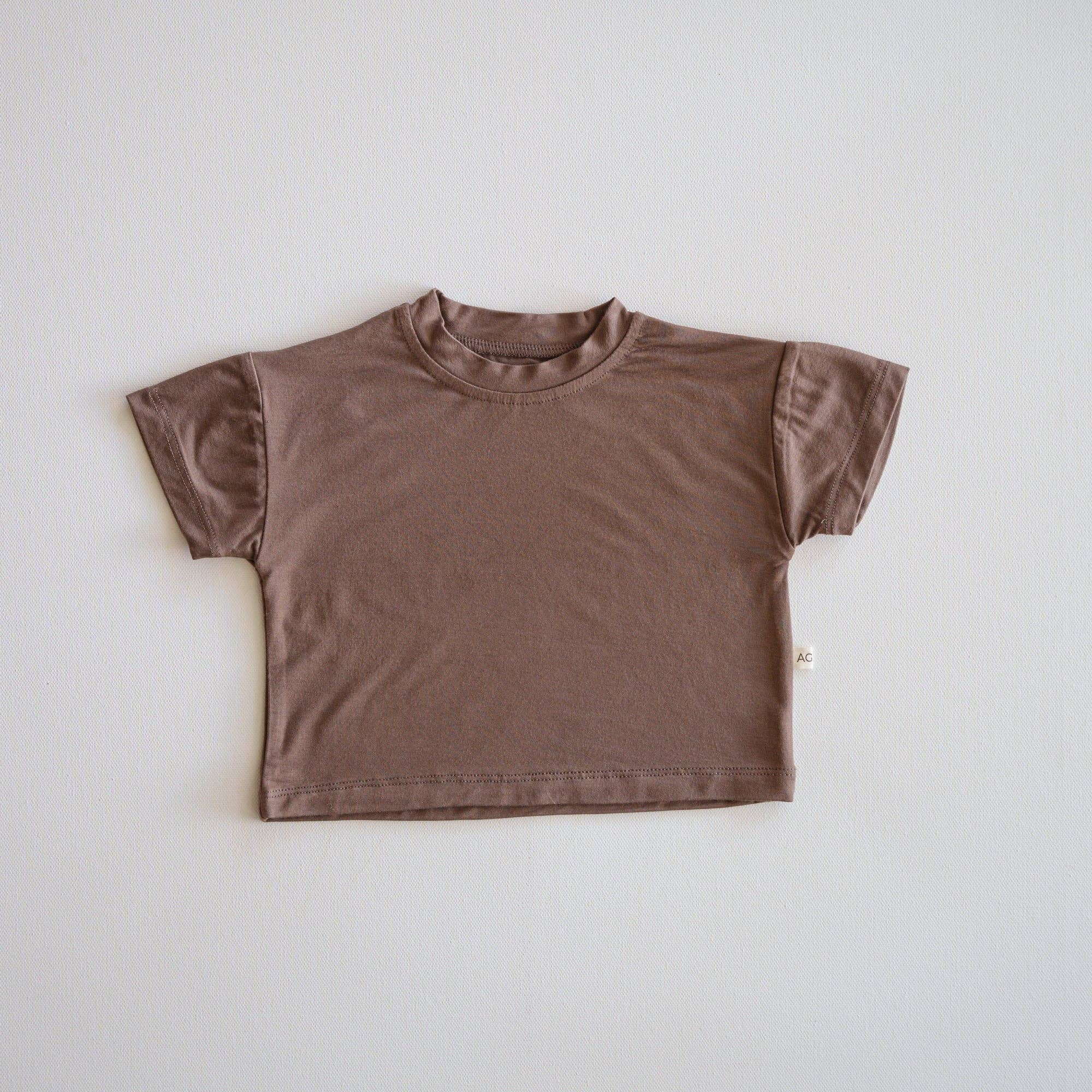 Atlas Grey - Wholesale T-Shirt - Kids - Oversized Bamboo T-Shirt5