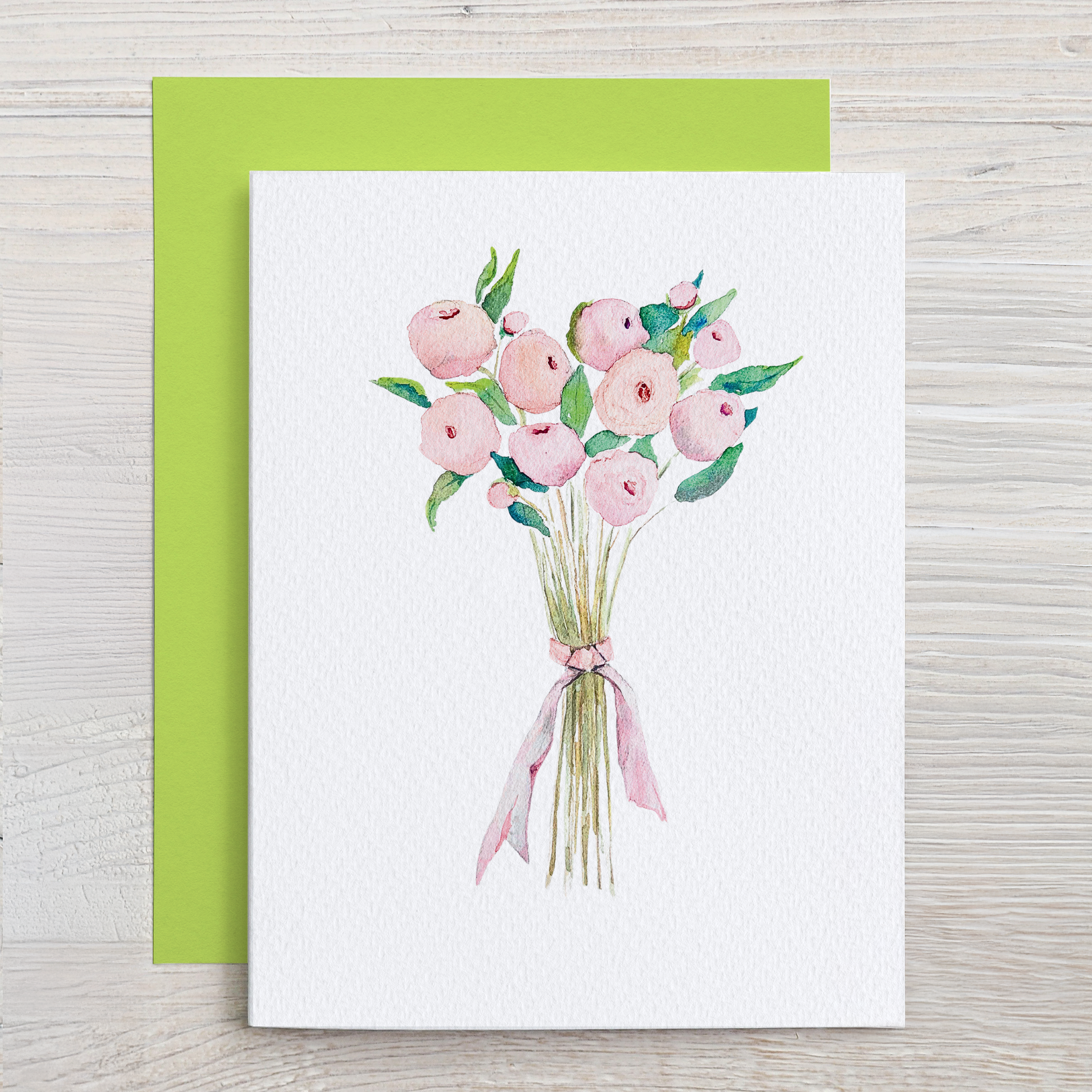 Waterline Studio - Wholesale Stationery/Notecard Set - Assorted Floral Bouquets Watercolor Note Card Set1