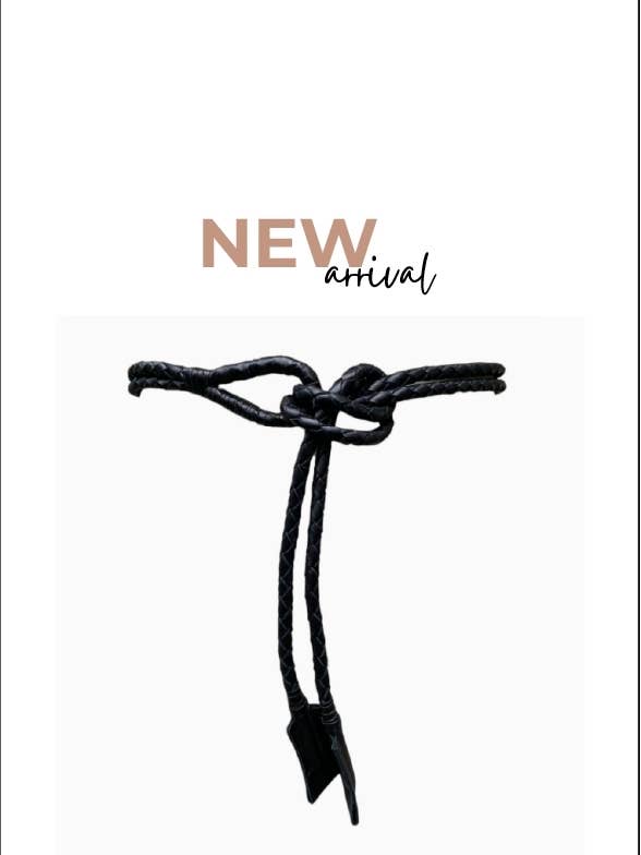 Iguazu Soga Belt - Black - OS for wholesale by ADA Collection Belts