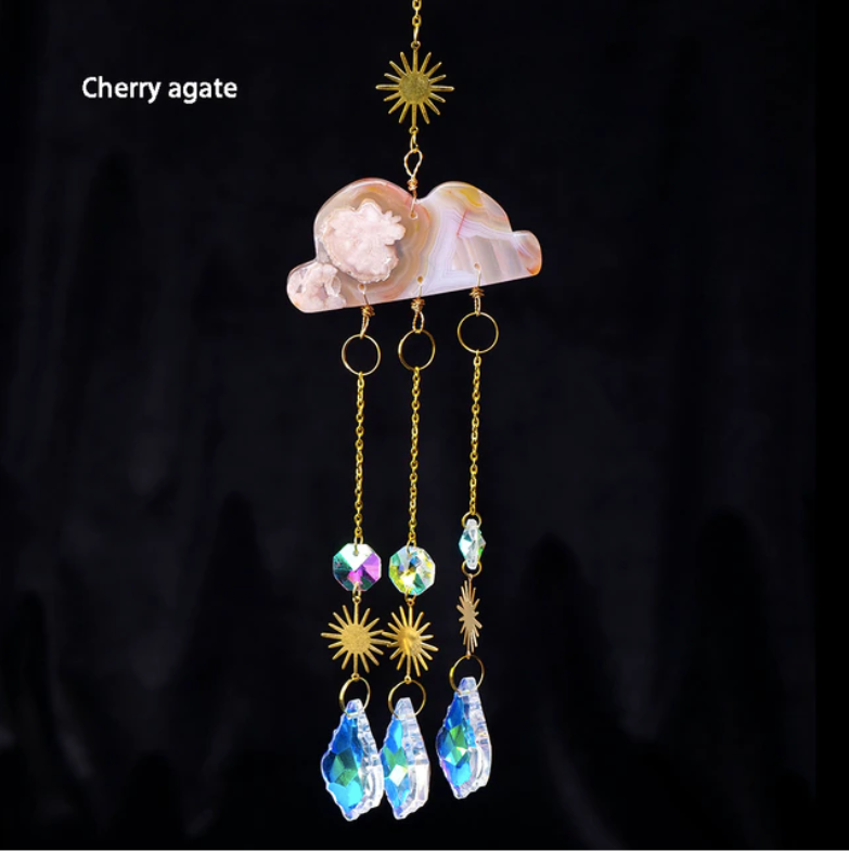 Crystolver (We Cover All Import Fees) - Wholesale Suncatcher - Cloud Carving Rainbow Charm Suncatcher1