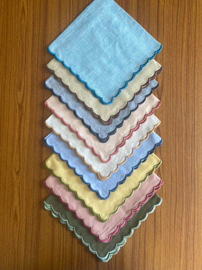 Fabricrush - Vendita all'ingrosso Tovaglioli da tavola in stoffa - Asciugamani in lino Tovaglioli di stoffa2