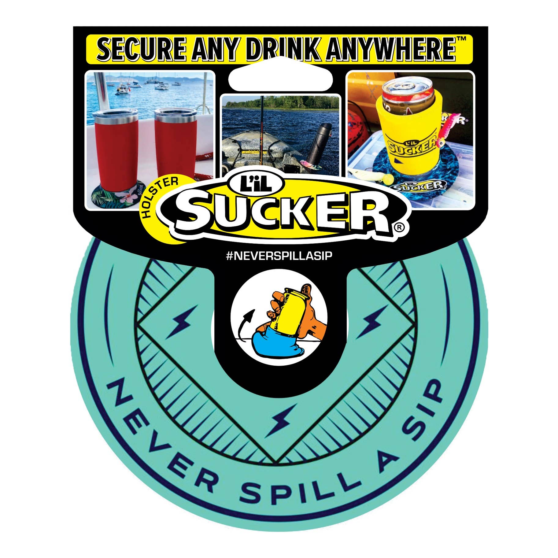 Lil Sucker - Wholesale Drink Huggers & Koozies - #NEVERSPILLASIP COLLECTION10
