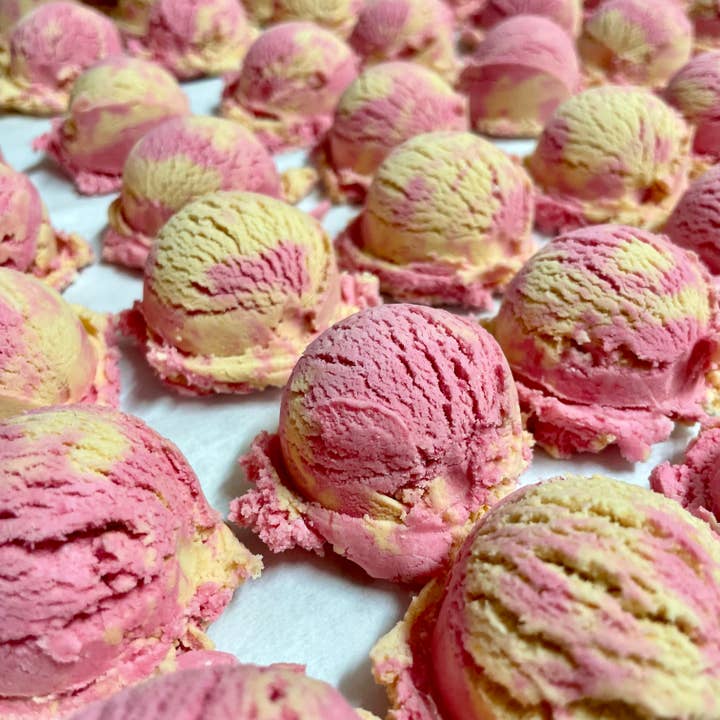 Bubble Scoops Solid Bubble Bath Coconut Cabana for wholesale by Whitetail Lane Farm Goat Milk Soap