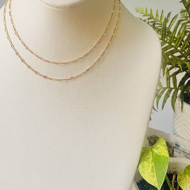 Mimi & Lu - Wholesale Link & Chain Necklace - Mandaley Necklace2