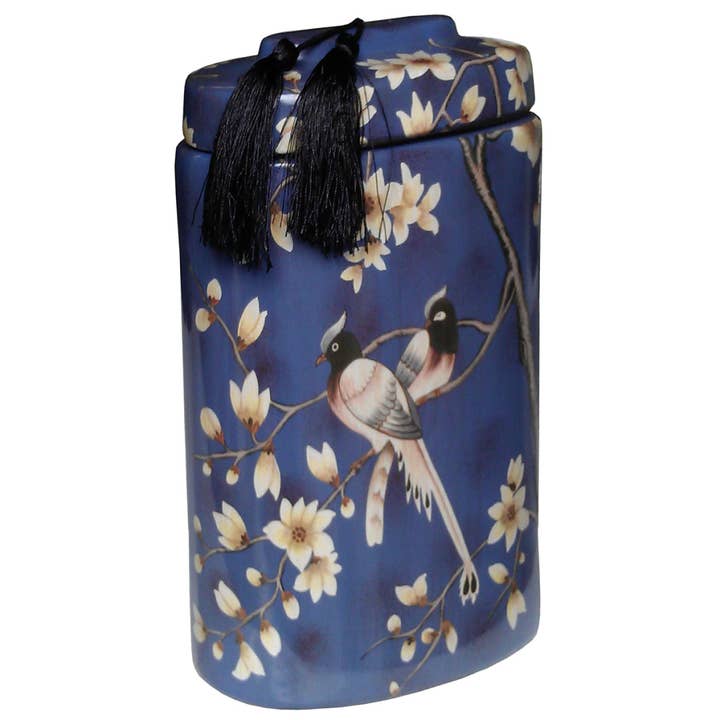 Pot haut Oiseaux de Paradis pour la vente par Mandarin Arts Ltd