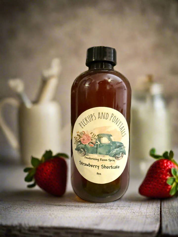 Spray Desodorizante para Ambientes de Morango Shortcake por atacado de Pickups And Ponytails