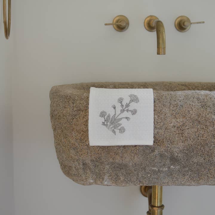 Face Towel - Set of 2 | Block Printed for wholesale by Ji | The Atelier