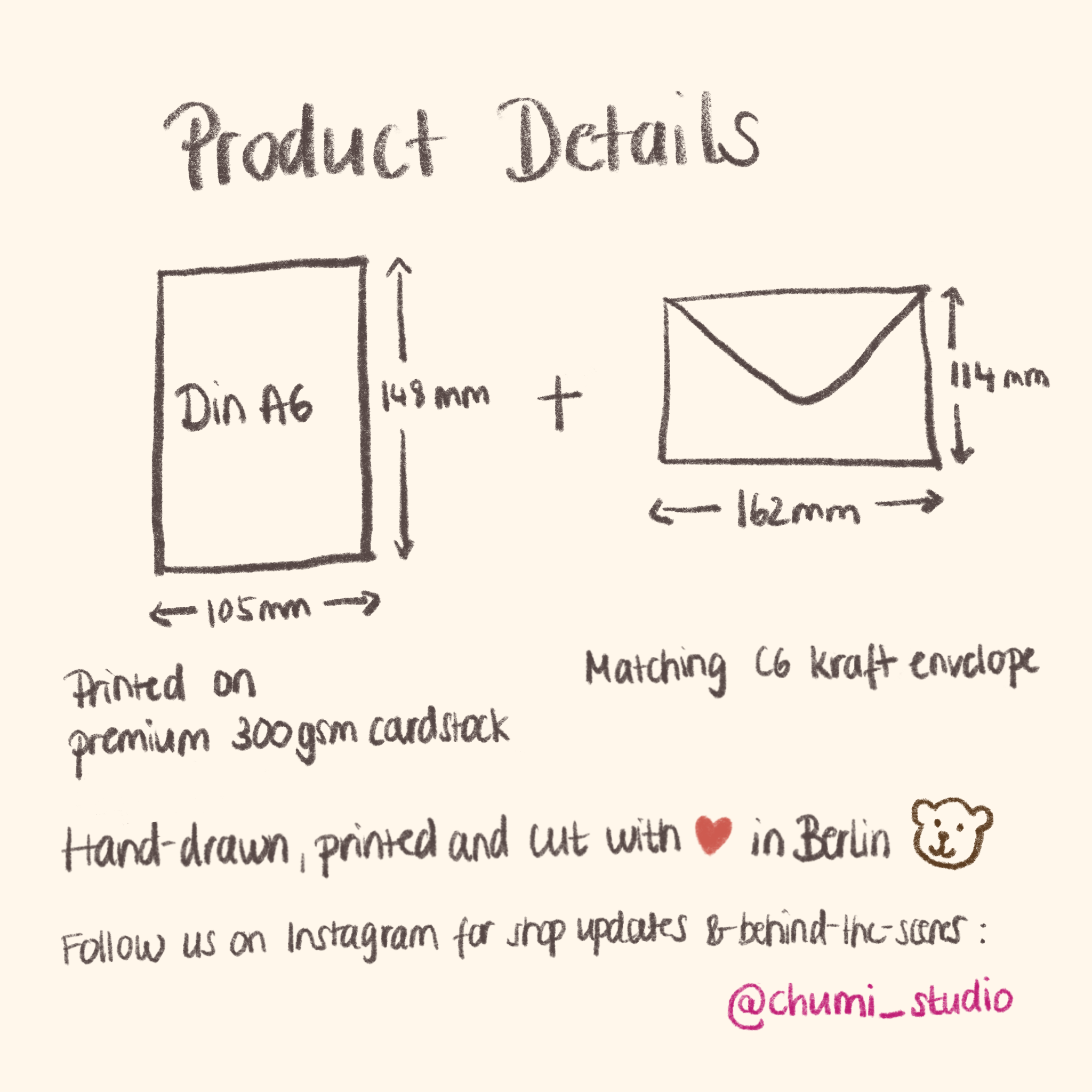 Chumi Studio - Wholesale Birthday Card - Witty Minimalist Birthday Greeting Card with Envelope5