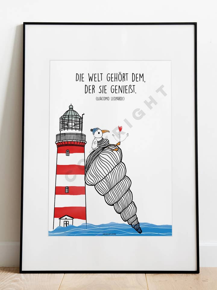 IMPRIMIR: EL MUNDO PERTENECE A QUIENES LO DISFRUTAN (FARO) para venta al por mayor de HEIMARTLIEBE®