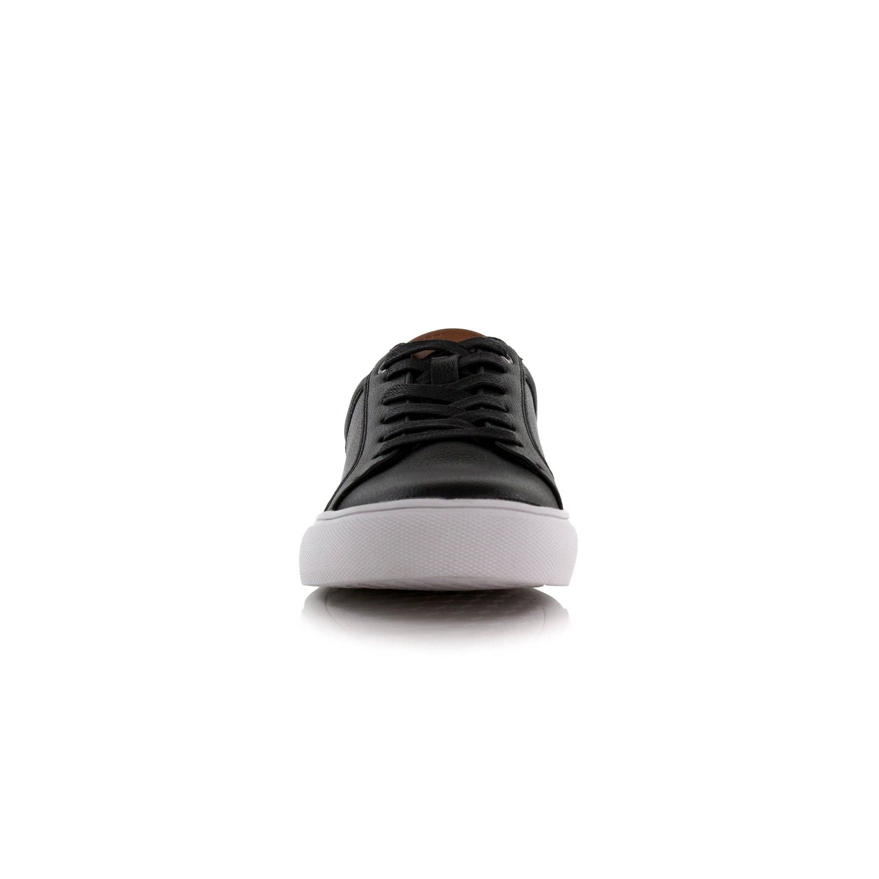 Black Daniel Men's Low-Top Lifestyle Sneakers for wholesale on Faire2