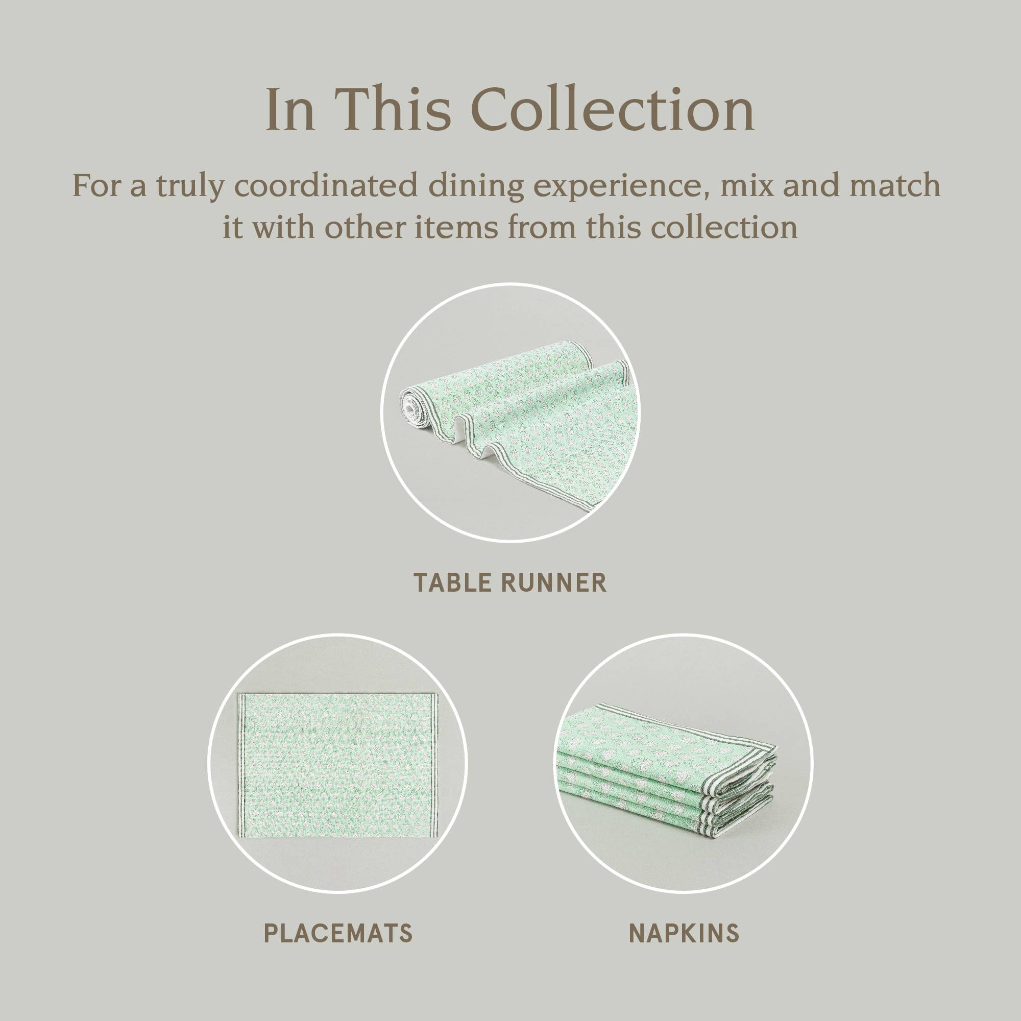 over&back - Wholesale Placemat - Artisan Hand-Blocked Placemats – 100% Cotton – Set of 49