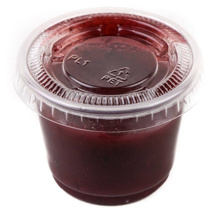 EcoQuality - Wholesale Food storage container - 2Oz Clear Leak Proof Plastic Condiment Souffle Containers