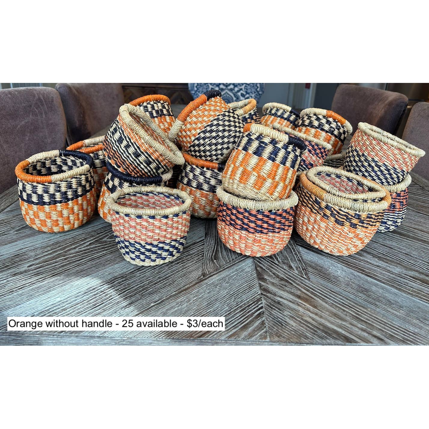 Ti-a Woven Goods - Wholesale Gift Bag - Mini Basket / Gratitude18