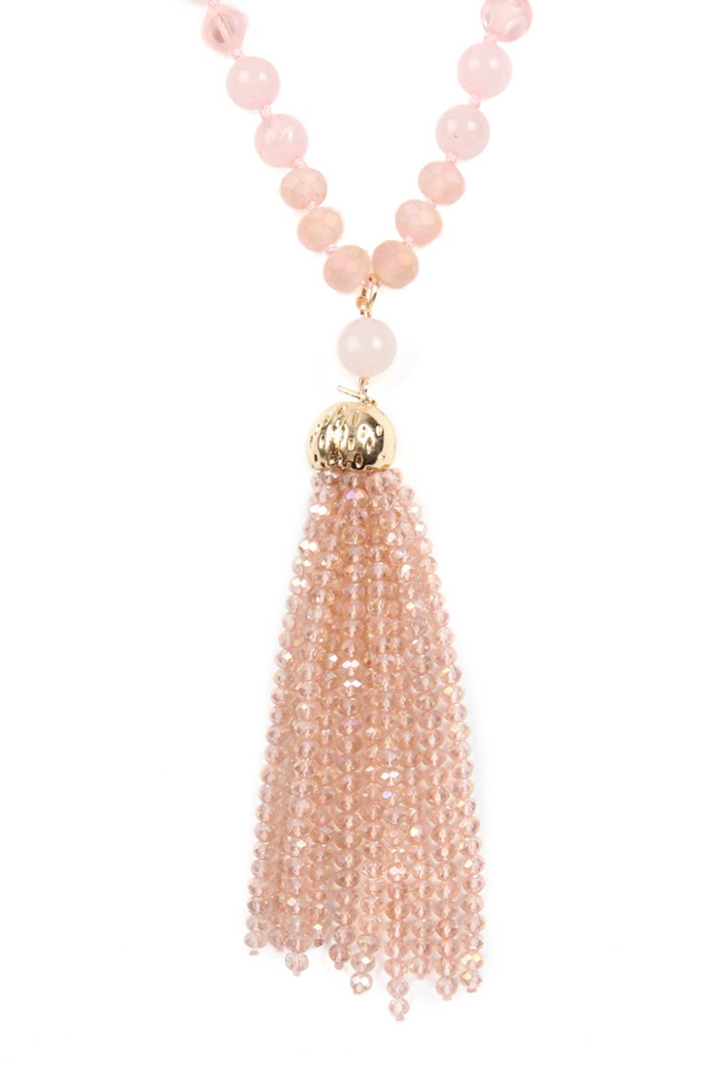 MYS Wholesale Inc - Wholesale Pendant/Charm Necklace - Rondelle Tassel Pendant With Polycord Necklace12