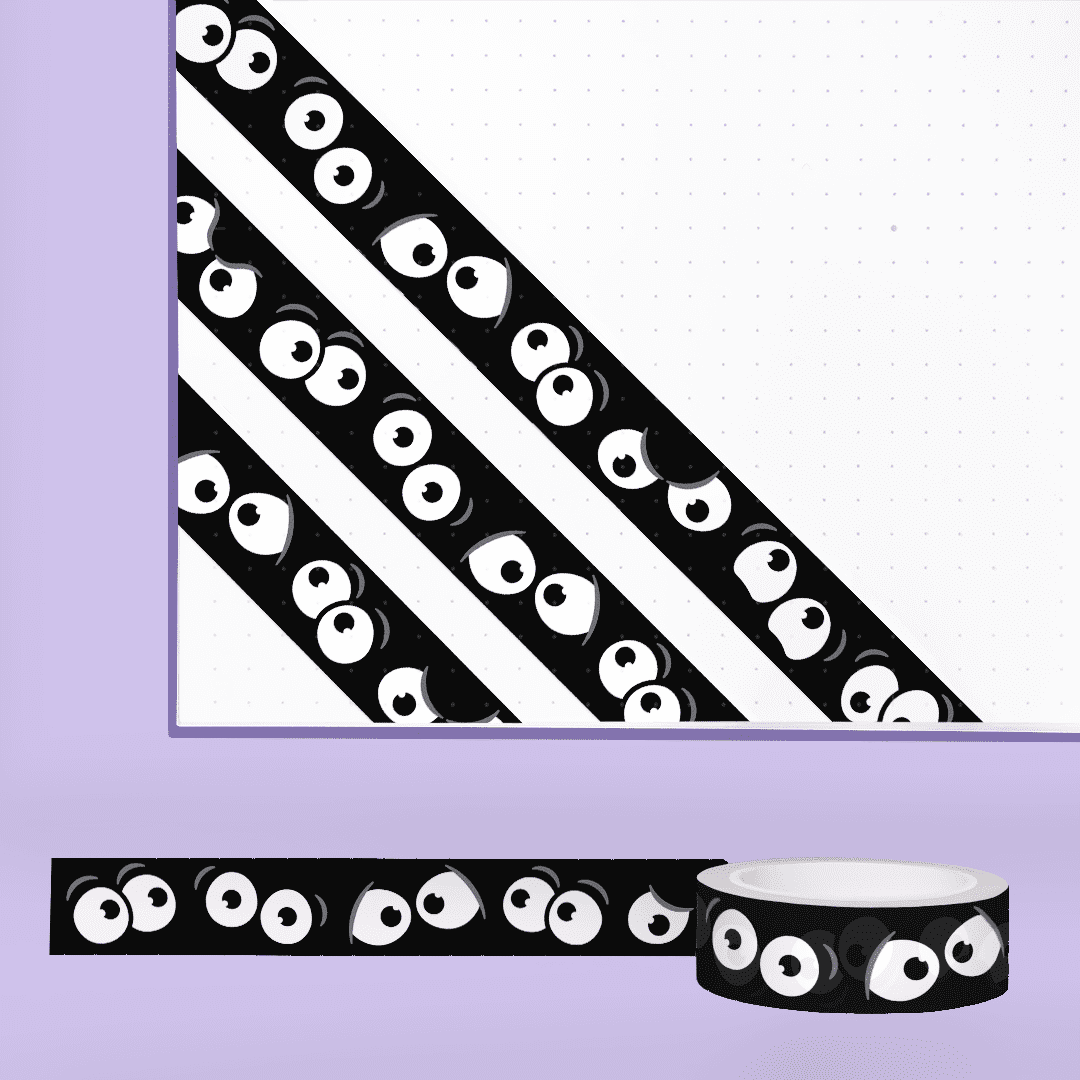 Oops a Daisy UK Ltd – wholesale Stencil/craft die – Eyeballs - Washi Tape1