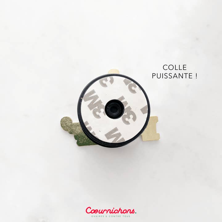 Coeurnichons - Wholesale Phone Grip - Pop Grip - “I DON'T CARE” smartphone handle2