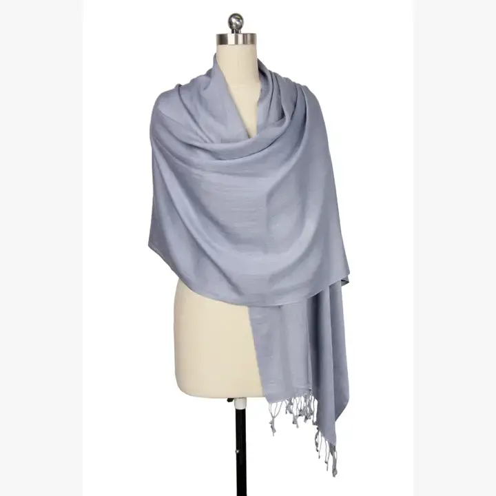 SAACHI - Wholesale Scarf - Women's - Cashmere Silk A Scarf With Eyelash Fringe30