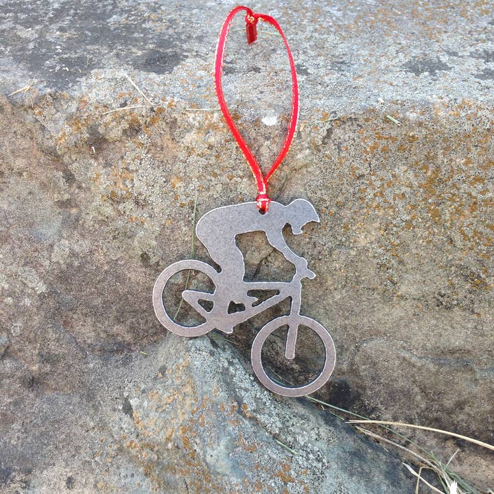 Burke Metal Work - Wholesale Ornament - Mountain Bike Ornament