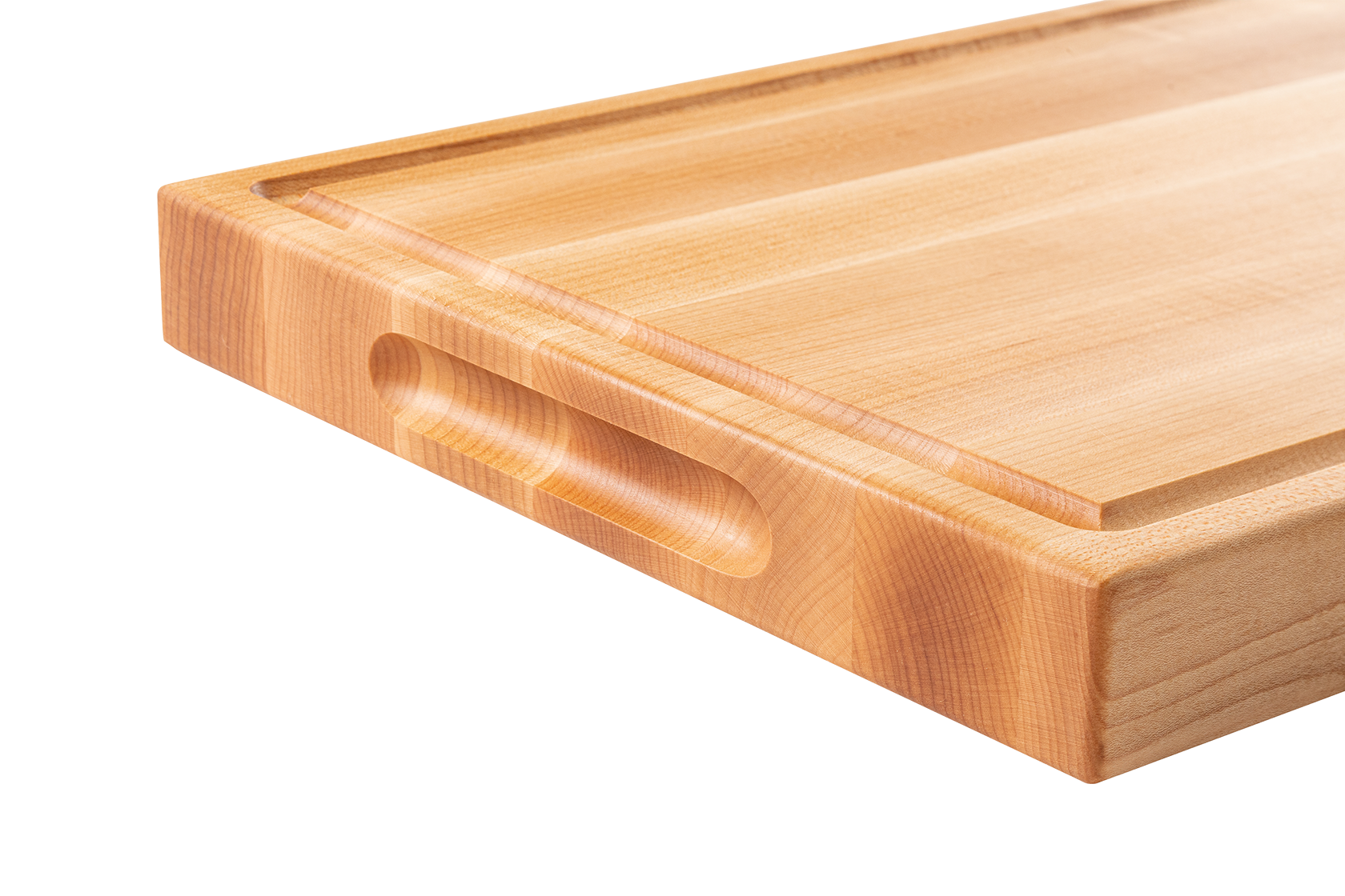 Wood Hill Boards Inc - Vente Planche à découper - Maple - BBG19 - Bloc de boucher avec rainure à jus - 19"x15"x1-1/2"1