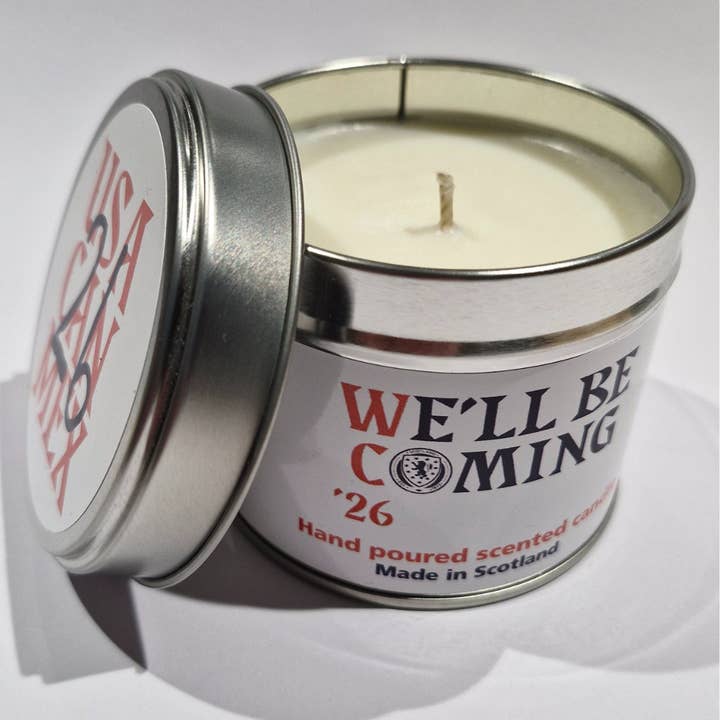 The Stirling Candle Company – wholesale Travel candles – Official Scotland National Football Team Travel Tin Candle8