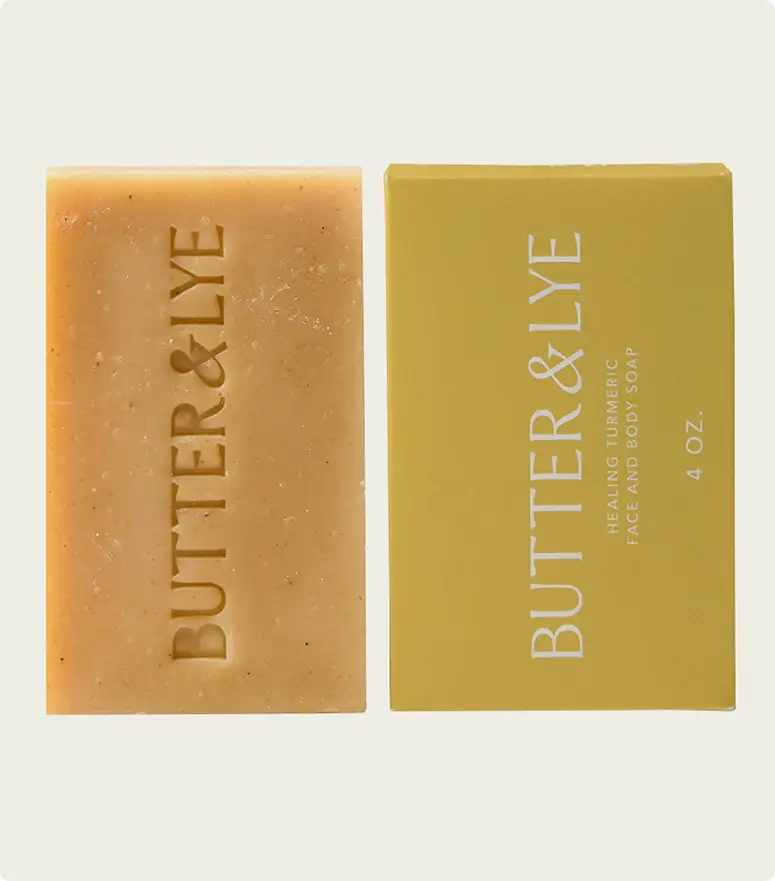 Butter & Lye - Wholesale Bar Soap - Healing Turmeric Face and Body Soap1