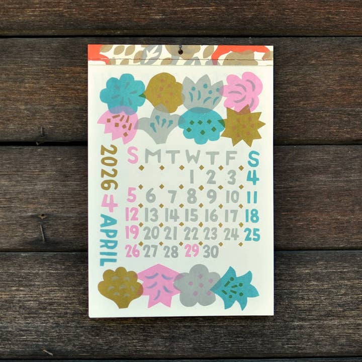 2026 Calendar by Yotsume for wholesale by wagumi
