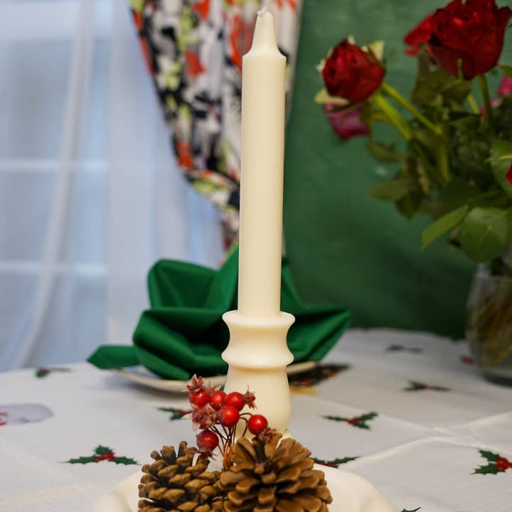 Gokican – wholesale Novelty candle – Ivory Soy Wax Dinner Candle Home Decor1