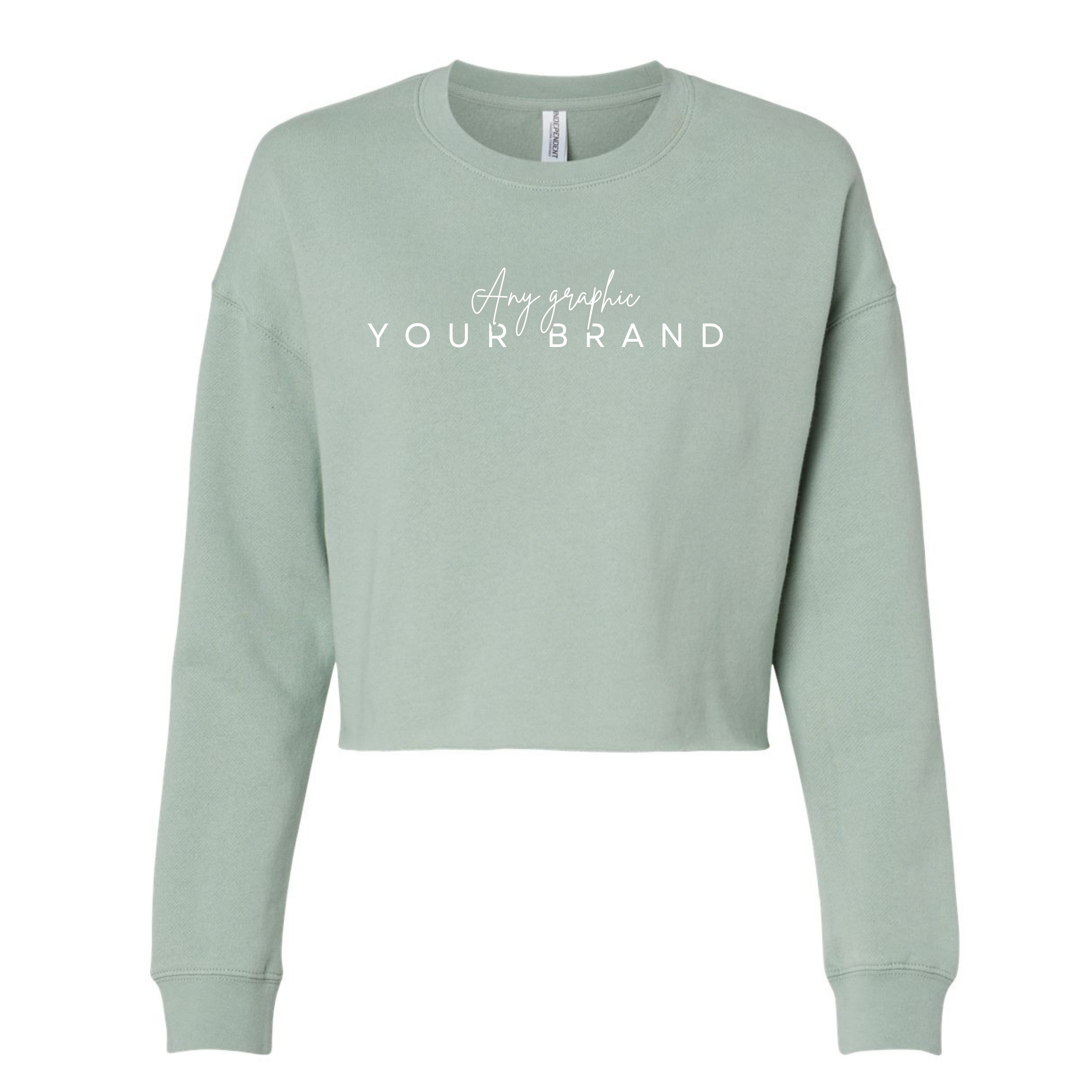 Faith & Life Christian Brands - Wholesale Graphic Sweatshirt - Women's - Custom Branded Logo Athletic Cropped Crewneck Sweatshirt1