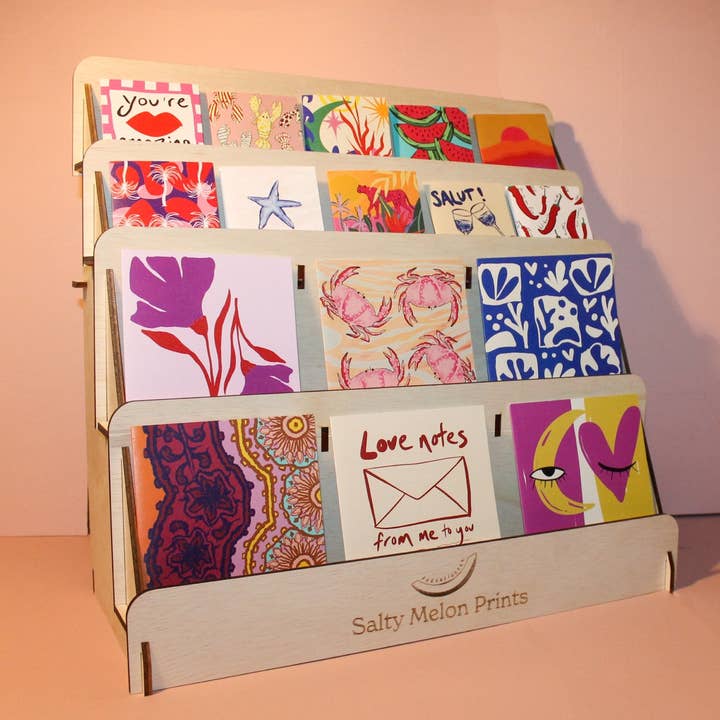 Salty Melon Prints - Wholesale Birthday card - Mixed (Mini & Standard) Card Starter Bundle4