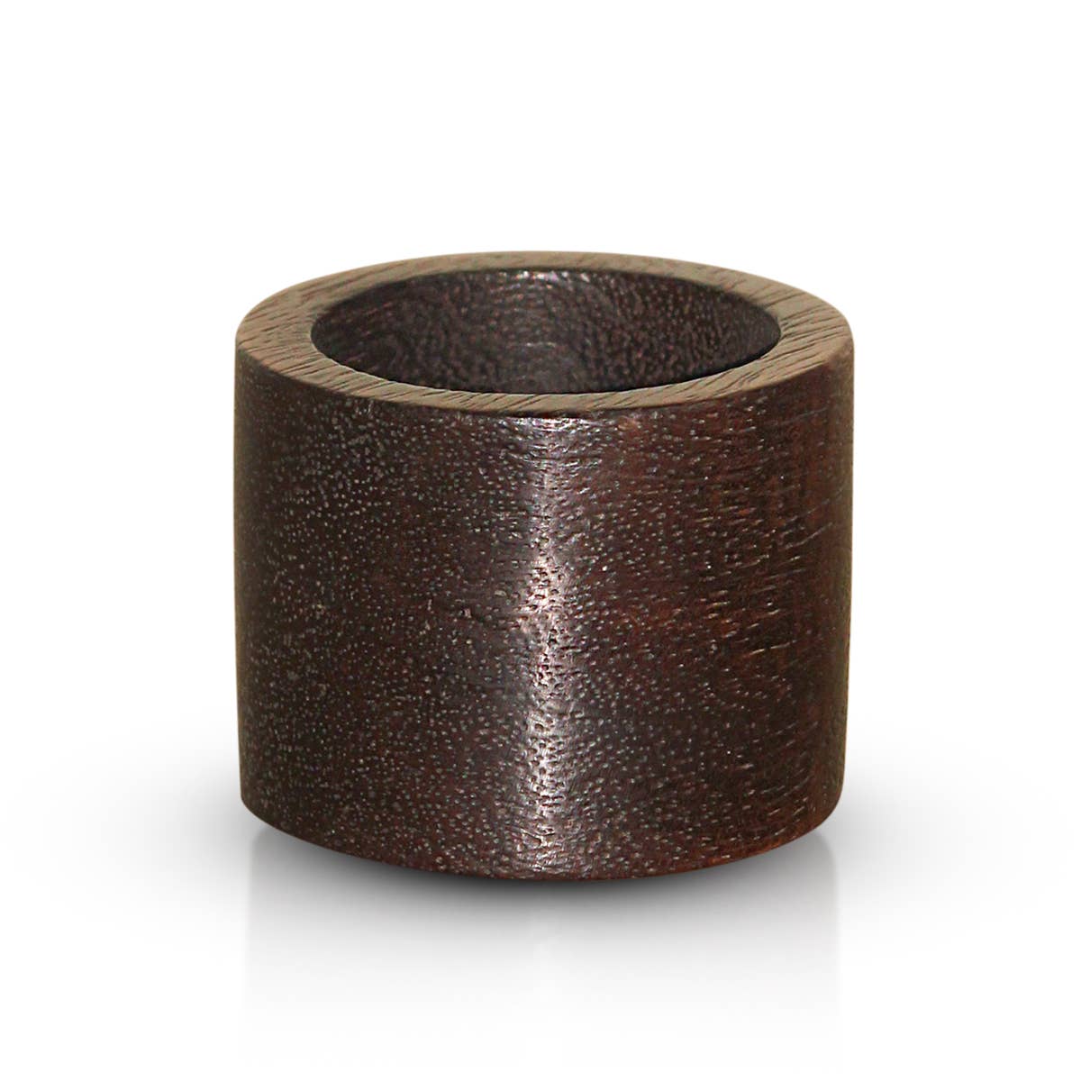 India Handicrafts Inc - Wholesale Napkin Ring - Natural Dark Wood Napkin Ring1