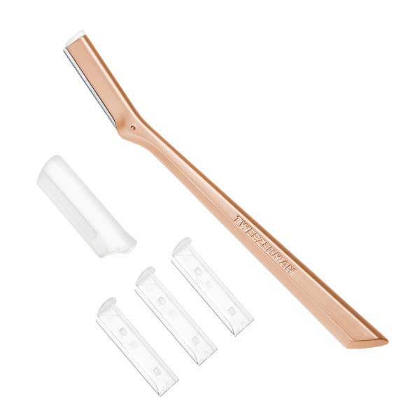 Facial Razor Rose Gold for wholesale by Tweezerman
